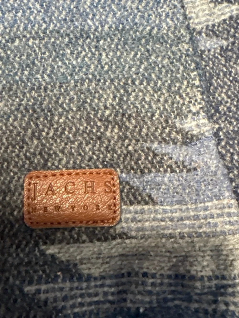 Men's Blue Patterned  - Casual Button-Up Jacket